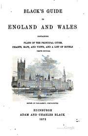 Cover of: Black's guide to England and Wales ...