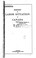 Cover of: Report on Labor Situation of Australia [Austria, Hungary, Czecho-Slovak ...