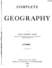 Cover of: Complete geography