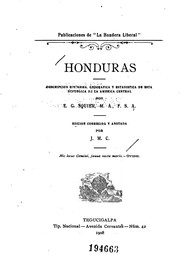 Cover of: Honduras: descripcion historica