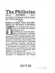 Cover of: The Philistine: A Periodical of Protest