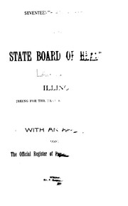 Annual report of the State Board of Health of Illinois. 1877/78