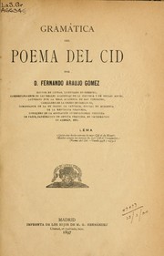 Cover of: Gramatica del Poema del Cid