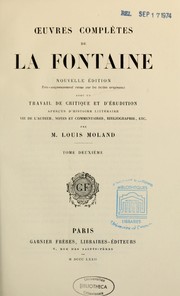Cover of: Oeuvres complètes de La Fontaine by Jean de La Fontaine