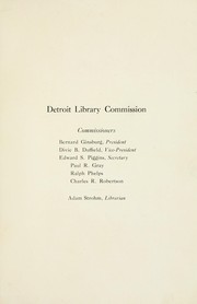 Cover of: Detroit public library branches, 1914. | Detroit Public Library.