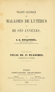 Cover of: Traité clinique des maladies de l'utérus et de ses annexes