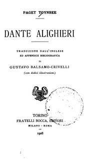 Cover of: Dante Alighieri