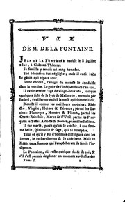Cover of: Contes et nouvelles en vers ... by Jean de La Fontaine