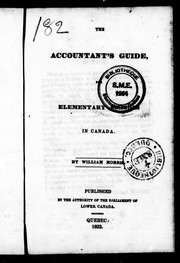 The accountant's guide for elementary schools in Canada by William Morris