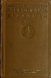 Cover of: Paleografía Española by Zacarias García Villada
