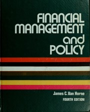 Cover of: Financial management and policy by James C. Van Horne