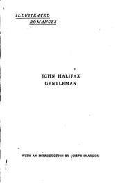 Cover of: John Halifax Gentleman