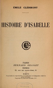 Histoire d'Isabelle by Émile Clermont
