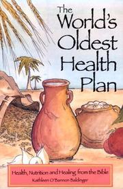 Cover of: The world's oldest health plan by Kathleen O'Bannon Baldinger