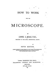 Cover of: How to Work with the Microscope