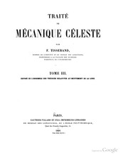 Cover of: Traité de mécanique céleste by François Félix Tisserand