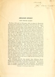 Cover of: Abraham Lincoln