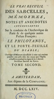 Cover of: Le Vrai recueil des Sarcelles by Nicolas Jouin
