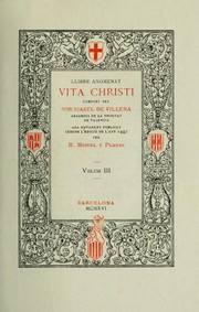 Cover of: Vita Christi
