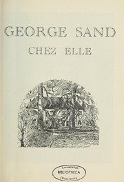 Cover of: George Sand chez elle