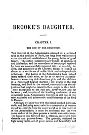 Cover of: Brooke's daughter by Adeline Sergeant