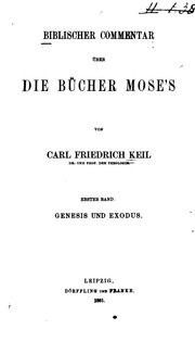 Cover of: Biblischer Commentar über die Bücher Mose's
