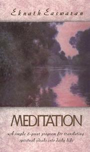 Cover of: Meditation by Eknath Easwaran