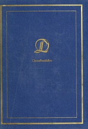 Cover of: Charakteristiken: die Romantiker in Selbstzeugnissen und Äusserungen ihrer Zeitgenossen.
