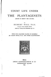 Cover of: Court life under the Plantagenets by Hubert Hall