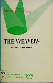 Cover of: The weavers by Gerhart Hauptmann