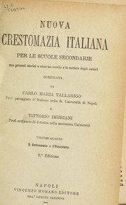 Cover of: Nuova crestomazia italiana