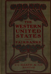 Cover of: The western United States by Harold W. Fairbanks