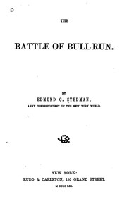 Cover of: Battle of Bull Run