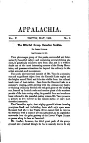 Cover of: Appalachia by Appalachian Mountain Club, Appalachian Mountain Club