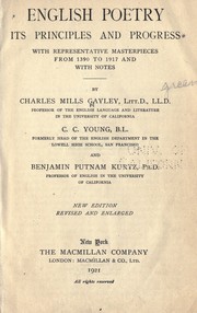 Cover of: English poetry by Charles Mills Gayley
