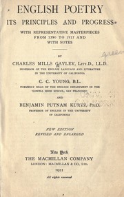 Cover of: English poetry by Charles Mills Gayley, Clement C. Young, Charles Mills Gayley