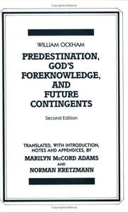 Tractatus de praedestinatione et de praescientia Dei et de futuris contingentibus by William of Ockham