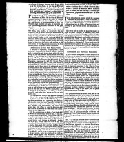 At a Court of General Sessions of the Peace holden at the Session-House in the City of Montreal, in and for the district of Montreal on Tuesday the tenth day of January, one thousand, eight hundred and nine, and continued by adjournment to Thursday the nineteenth day of the same month by Quebec (Province). Court of General Sessions of the Peace.