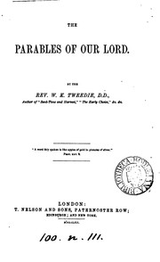 Cover of: The parables of our Lord