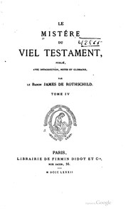 Cover of: Le Mistére du Viel Testament