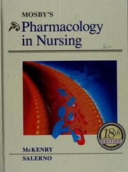 Cover of: Mosby's pharmacology in nursing. by Leda M. McKenry