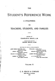 Cover of: The Student's Reference Work: A Cyclopaedia for Teachers, Students, and Families