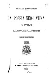 Cover of: La poesia neo-latina in Italia dal secolo XIV al presente: saggio e versioni poetiche