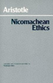 Cover of: Nicomachean ethics by Aristotle