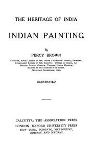 Cover of: Indian painting by Percy Brown