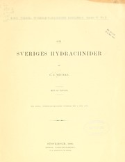 Cover of: Om Sveriges hydrachnider by Carl Julius Neuman