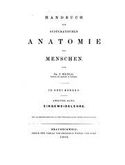 Cover of: Handbuch der systematischen Anatomie des Menschen by Jakob Henle, Jakob Henle