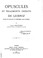 Cover of: Opuscules et fragments in�edits de Leibniz: Extraits des manuscrits de la Bibliothèque royale ...