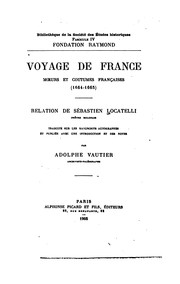 Cover of: Voyage de France by Locatelli, Sebastiano