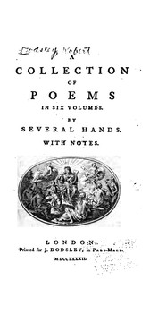 Cover of: A collection of poems in six volumes by by several hands ; with notes.